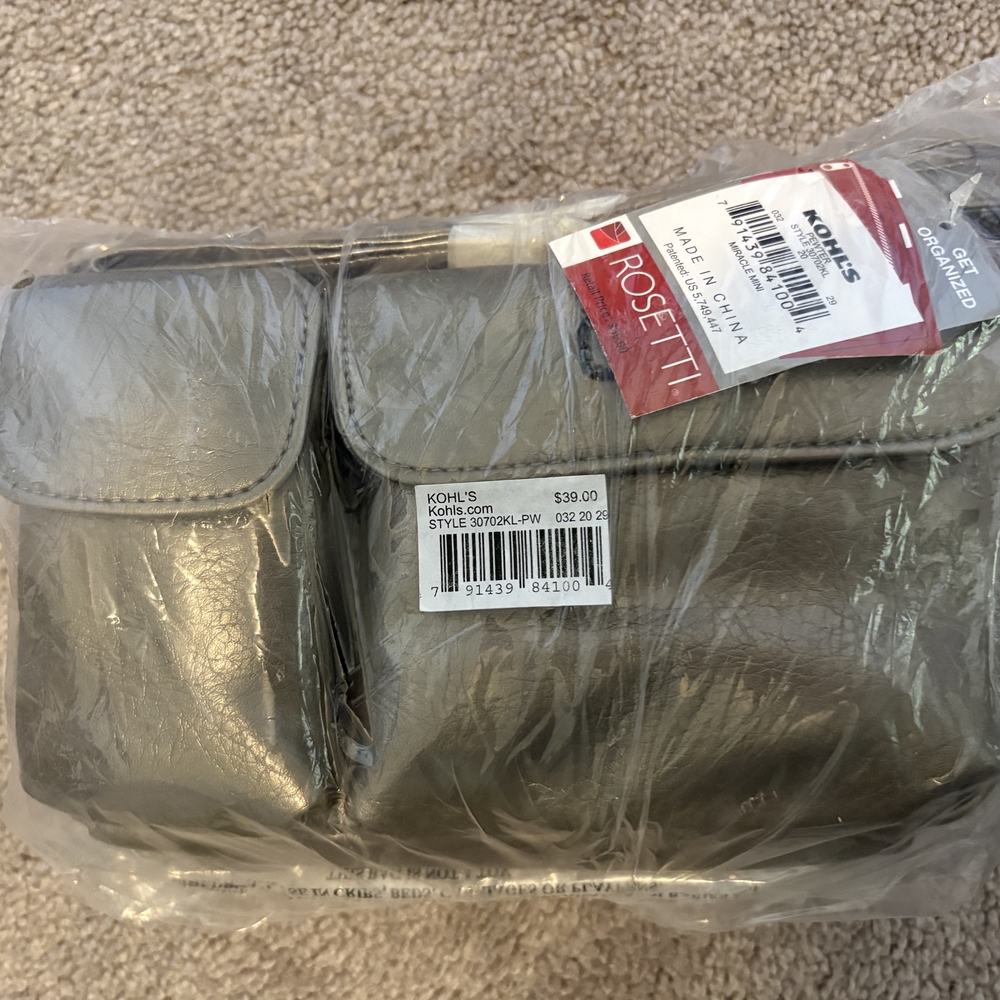 Rosetti Silver Men's Belt Bag